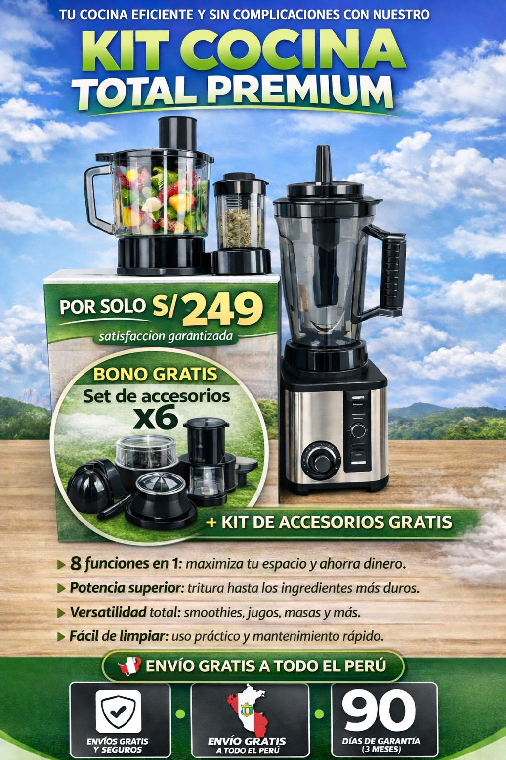 KIT COCINA TOTAL PREMIUM